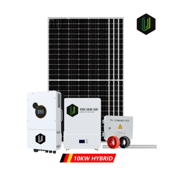 10 KW On Grid Hybrid Solar System