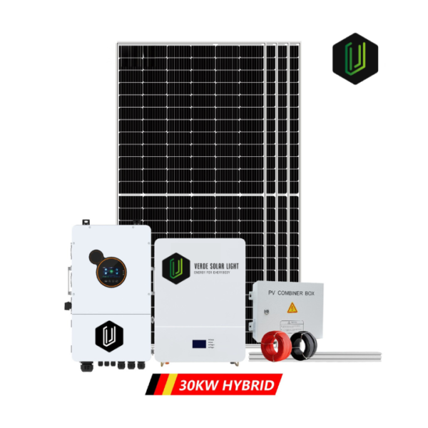 30KW On Grid Hybrid Solar System