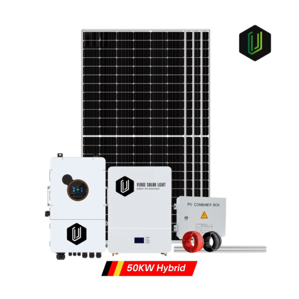 50KW On Grid Hybrid Solar System