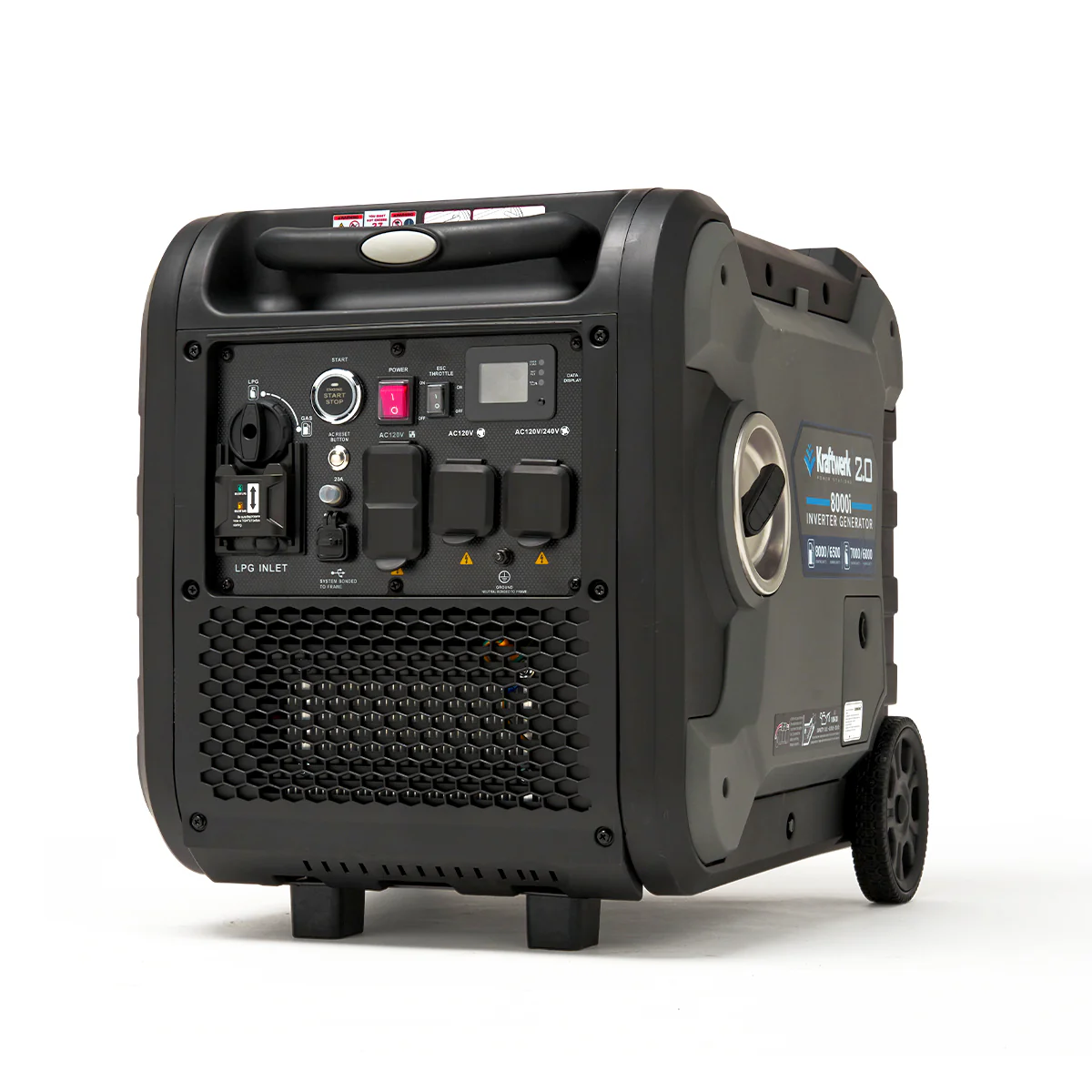 Generador Kraftwerk 8000W Puerto Rico | Dual Fuel Inverter 120/240V